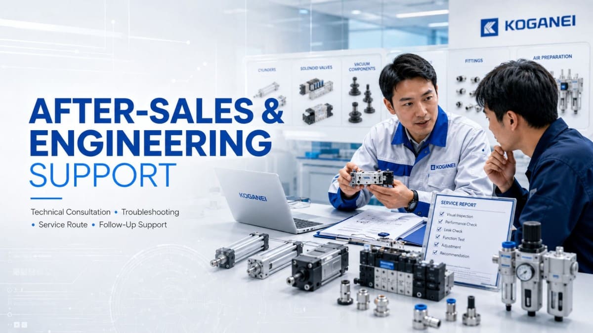 KOGANEI after-sales engineering support