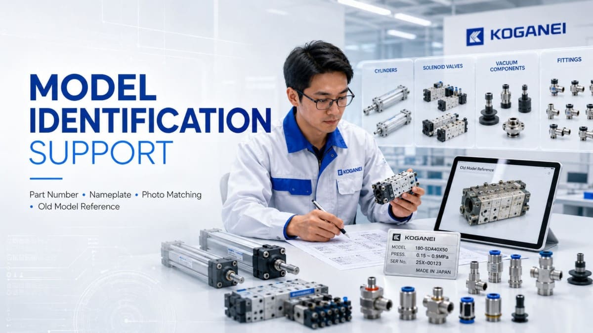 KOGANEI model identification support
