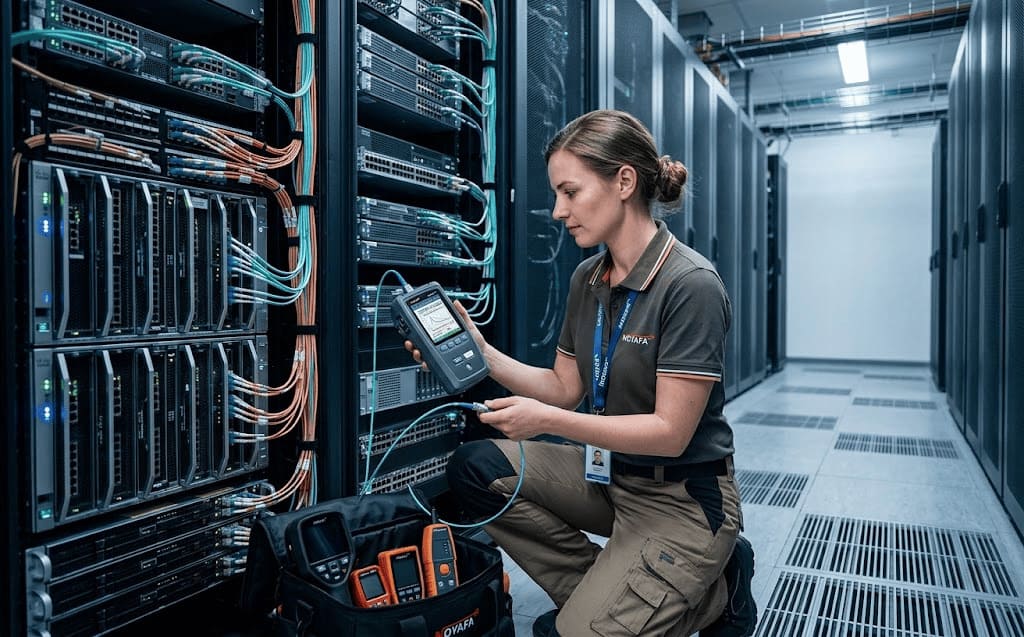 NOYAFA testing instruments for high risk data centre network infrastructure