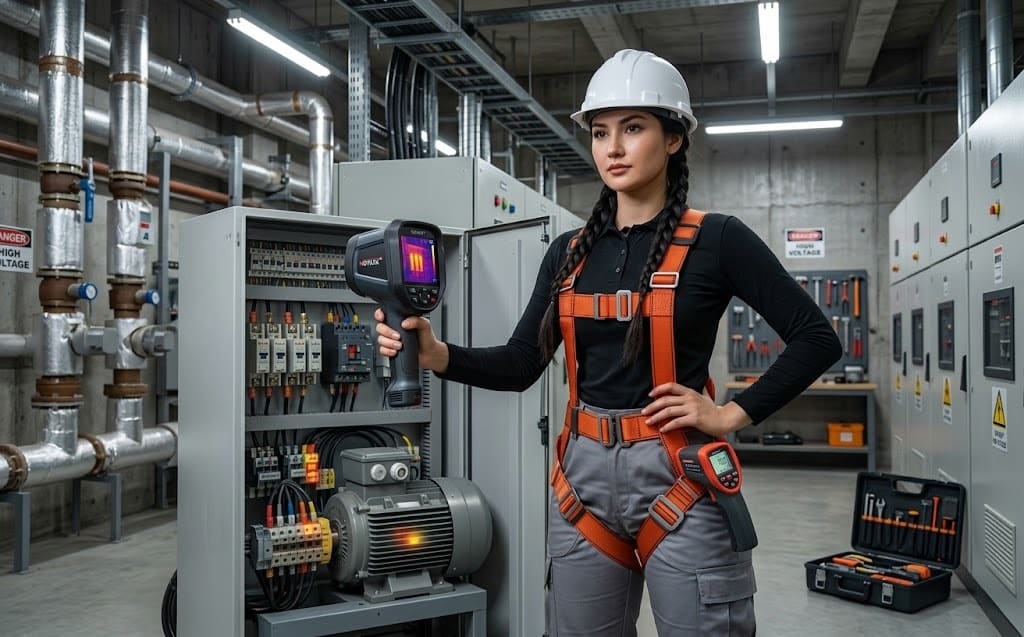 Thermal inspection application for electrical and HVAC equipment