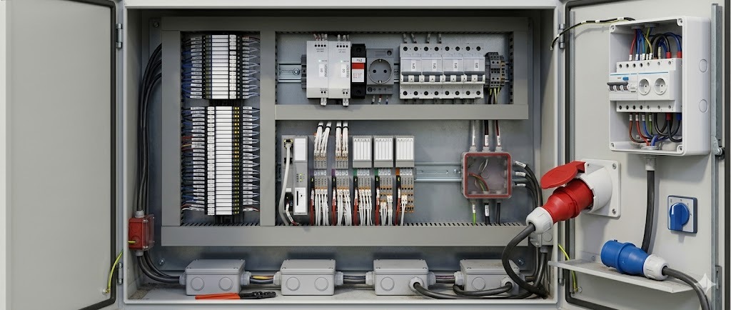 Electrical connector signal and panel product route for Batam factory procurement