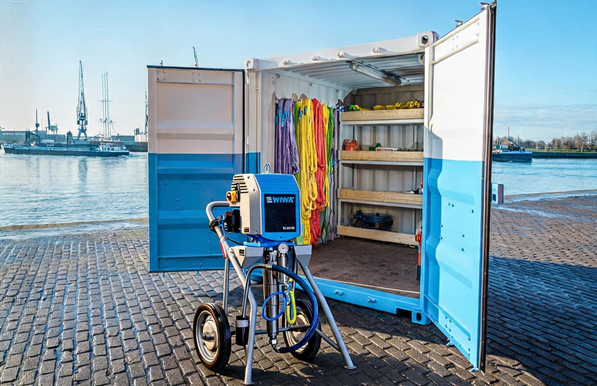 Industrial painting and protective coating equipment for Batam marine and fabrication buyers