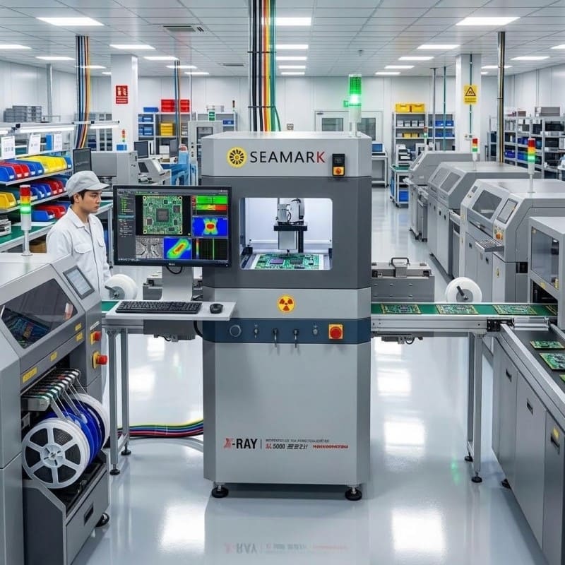 SEAMARK inline AXI production line X-Ray inspection Indonesia