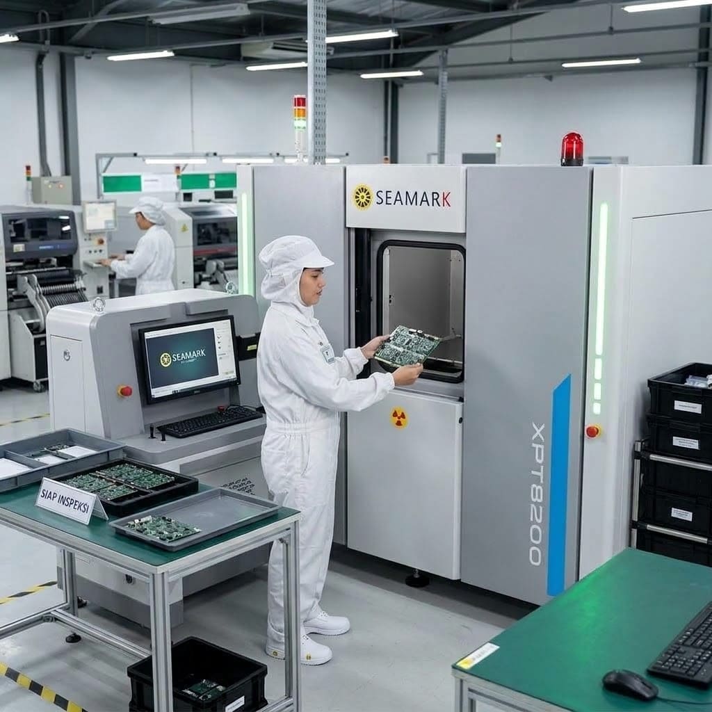 SEAMARK offline X-Ray inspection workflow Indonesia