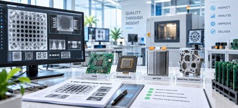 Industrial X-Ray quality control for PCBA, semiconductor, battery and precision components in Indonesia