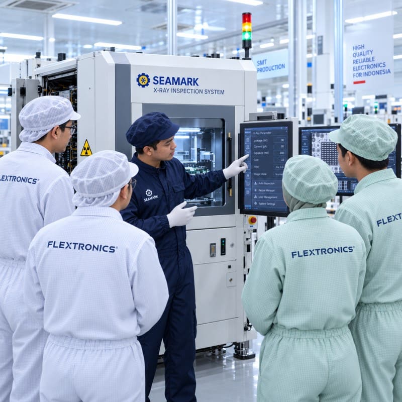SEAMARK X-Ray Indonesia lifecycle technical support, machine training, commissioning and field engineering