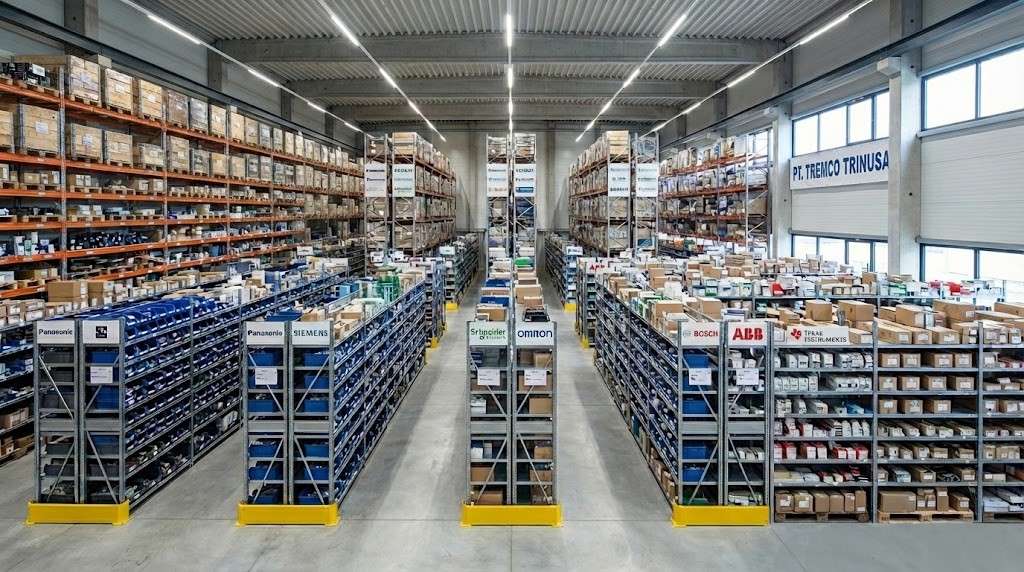 Industrial electrical and electronic component distributor in Indonesia