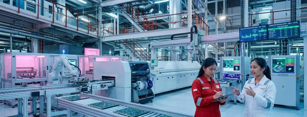 Industrial automation and electronics manufacturing environment in Indonesia
